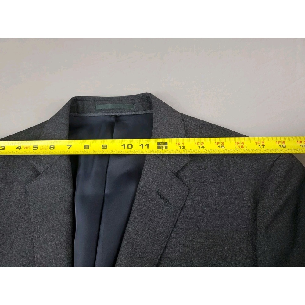 J.Crew Ludlow Loro Piana Blazer Gray 42 L Charcoal Wool Super 120s Suit Jacket - Picture 16 of 16